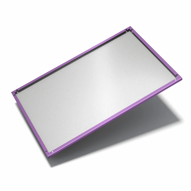 Metall Magnettafel - Pflaumenlila