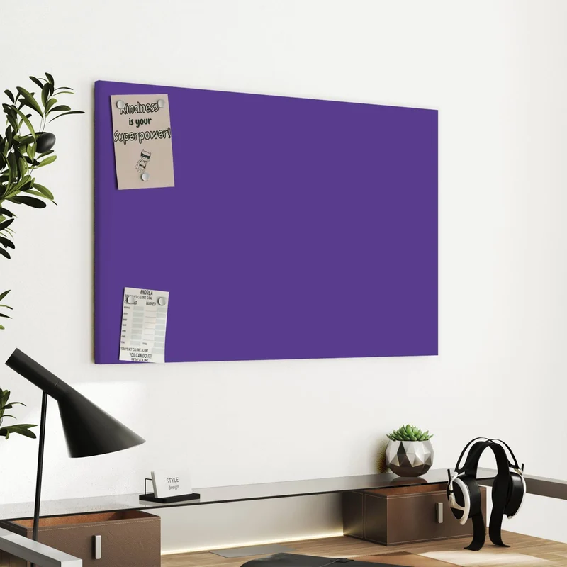Metall Magnettafel - Amethyst