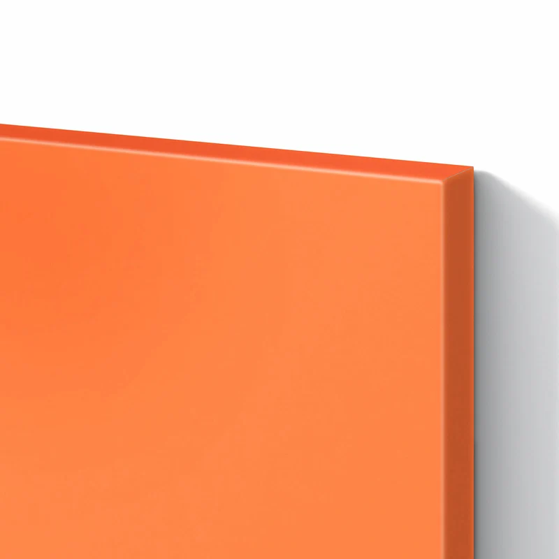 Metall Magnettafel - Korallenorange