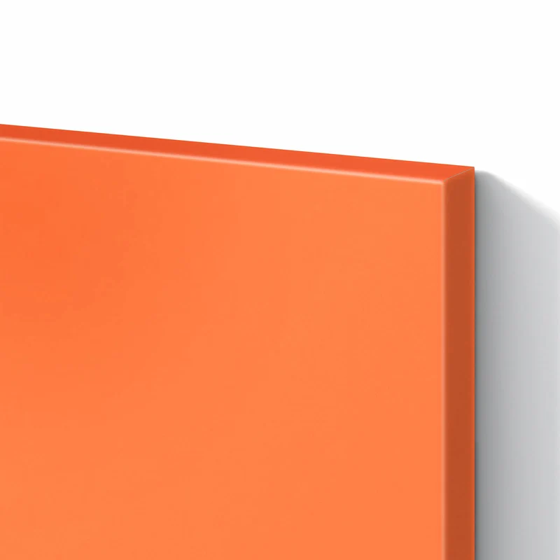 Metall Magnettafel - Mandarinorange