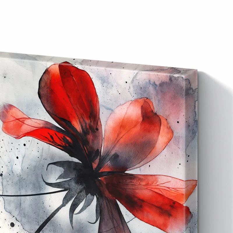 Metall Magnettafel - Abstrakte Blüte