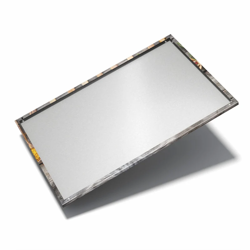 Metall Magnettafel - Gewürzlöffel auf Holz