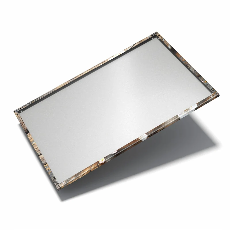 Metall Magnettafel - Kirschblüten auf Altholz
