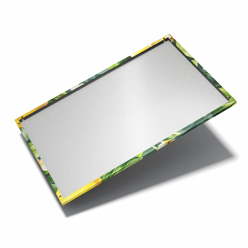 Metall Magnettafel - Zitronenmuster