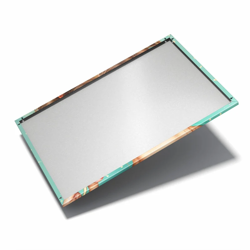 Metall Magnettafel - Frau mit Lutscher