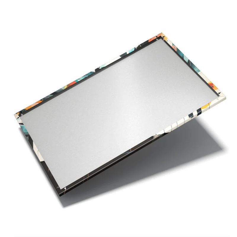 Metall Magnettafel - Klavier in Farbwellen