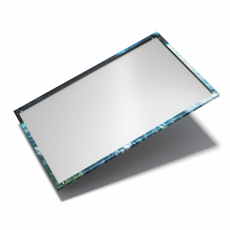 Metall Magnettafel - Ozeane aus dem Orbit
