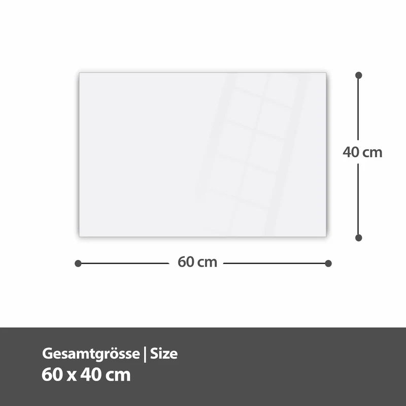 Metall Magnettafel - Ozeane aus dem Orbit