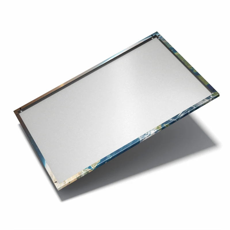 Metall Magnettafel - Erdkugel mit Kontinenten