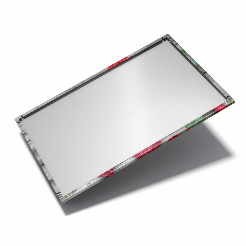 Metall Magnettafel - Drei Rosen mit Herzen
