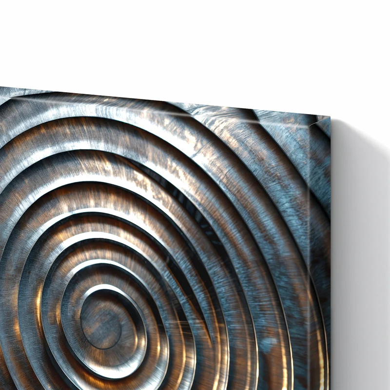 Metall Magnettafel - Metallringe