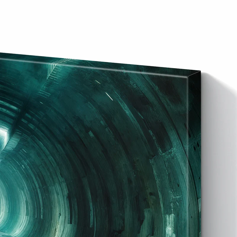 Metall Magnettafel - Verlassener Tunnel