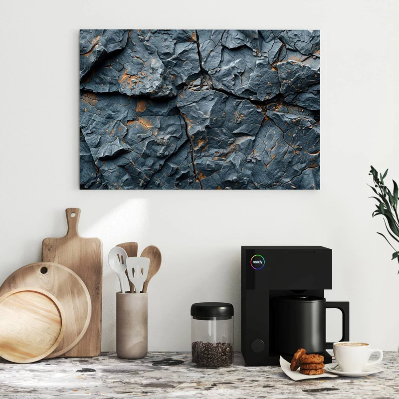 Metall Magnettafel - Zerklüfteter Fels
