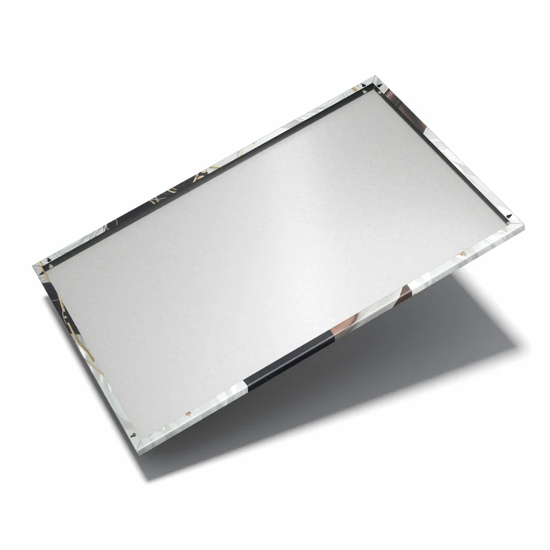 Metall Magnettafel - Zweigeteiltes Gesicht