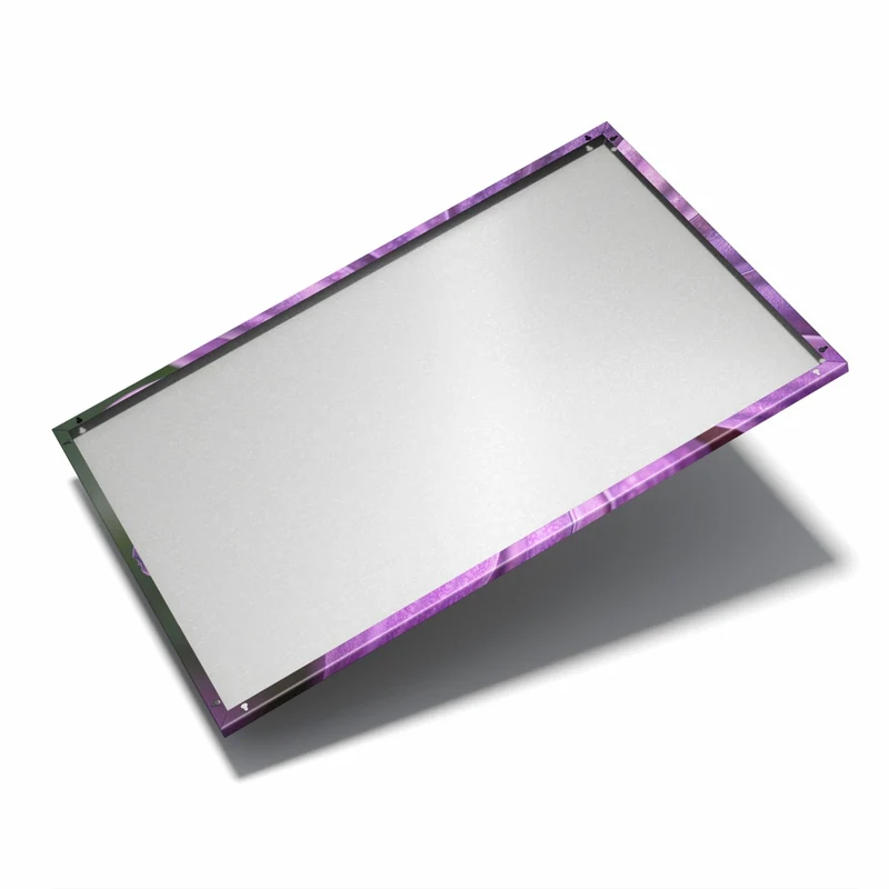Metall Magnettafel - Violette Samtblüte