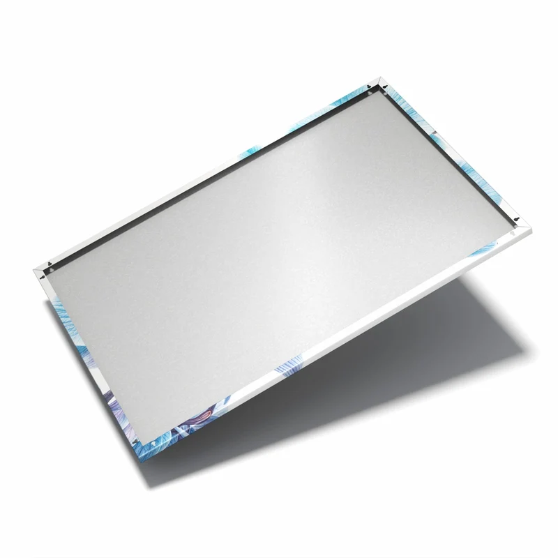 Metall Magnettafel - Blauviolette Orchidee