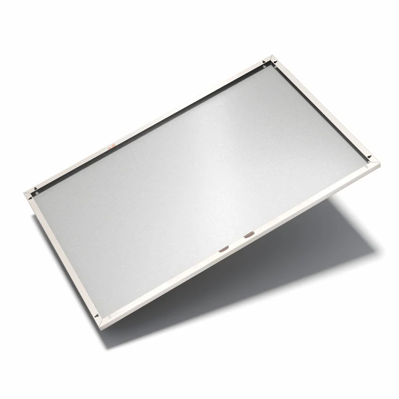 Metall Magnettafel - Mädchen mit zwei Herzen