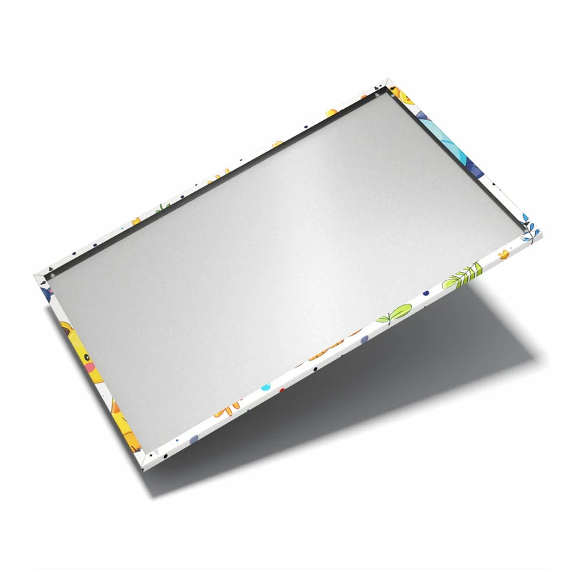 Metall Magnettafel - Löwe und Leopard