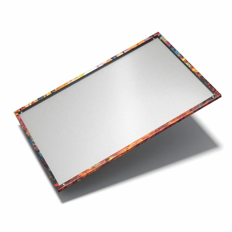 Metall Magnettafel - Gemalter Herbstwald