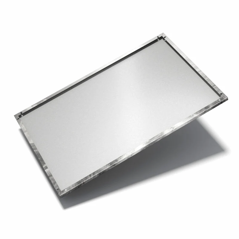 Metall Magnettafel - Einsamer Baum vor Bergen
