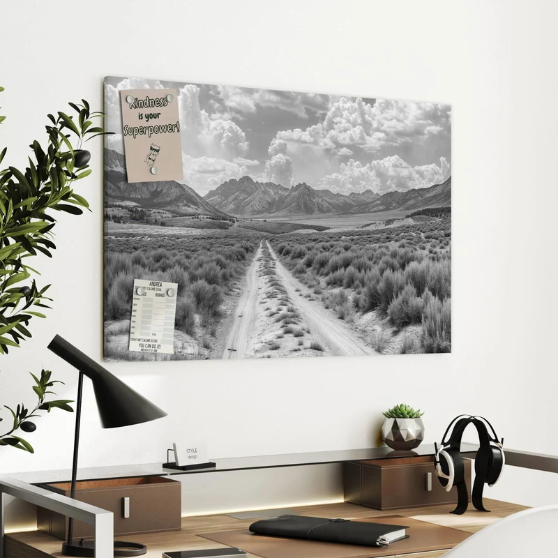 Metall Magnettafel - Gebirgspanorama