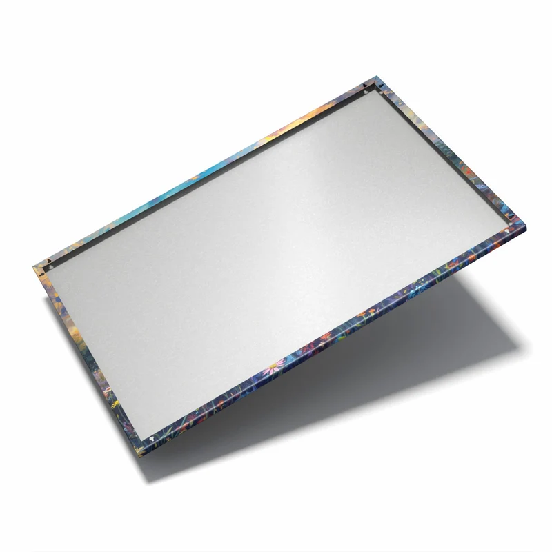 Metall Magnettafel - Gemalte Wildblumen