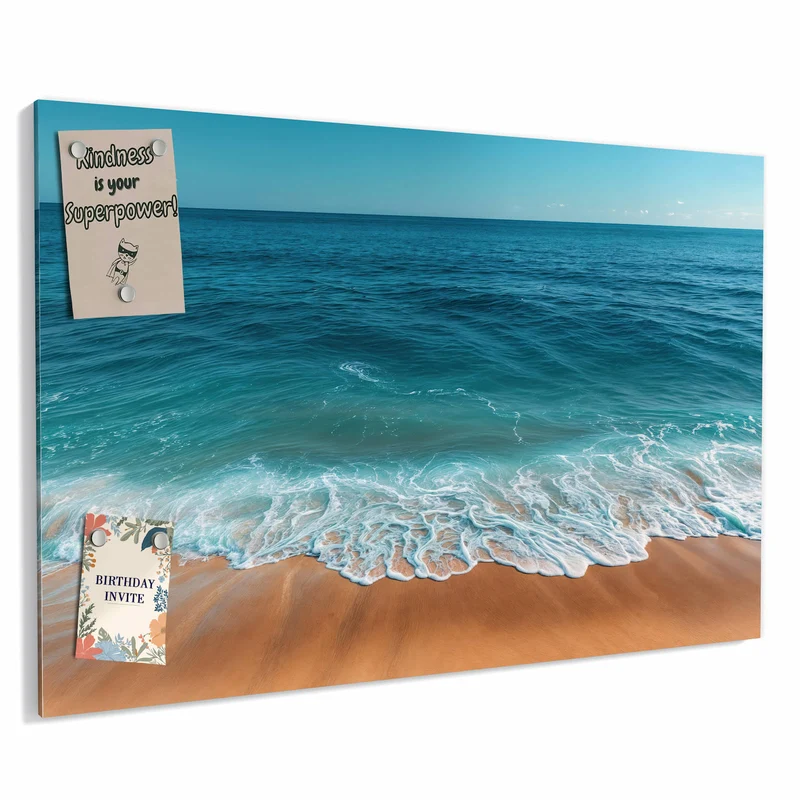 Metall Magnettafel - Azurblaues Meer