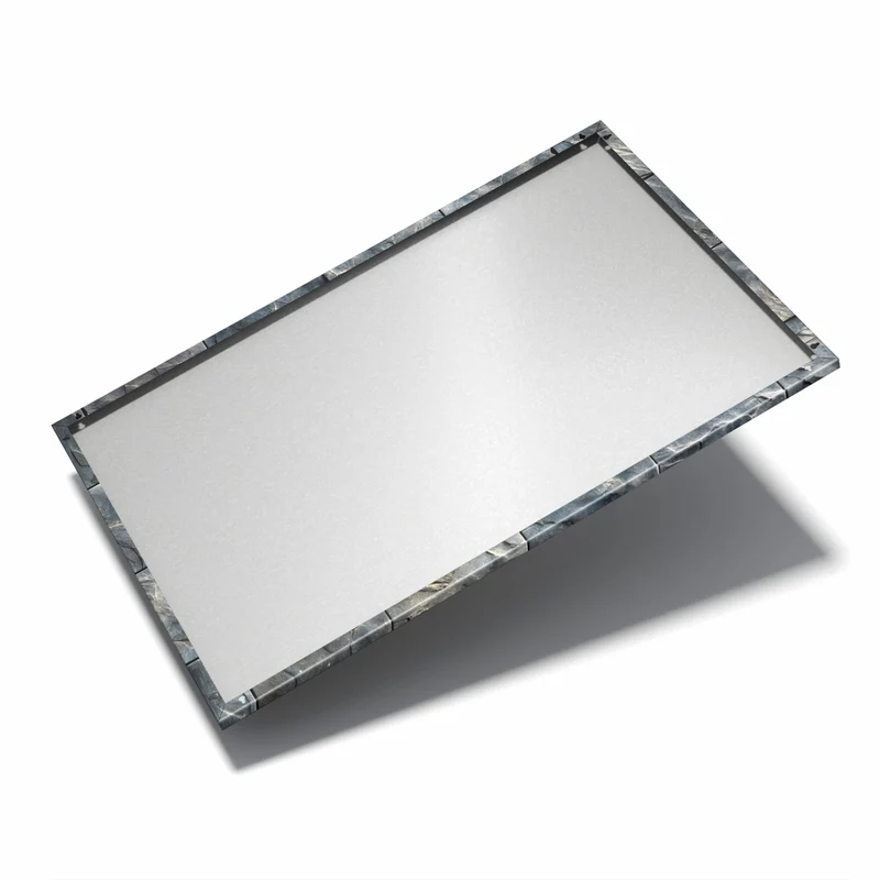 Metall Magnettafel - Schieferfliesen