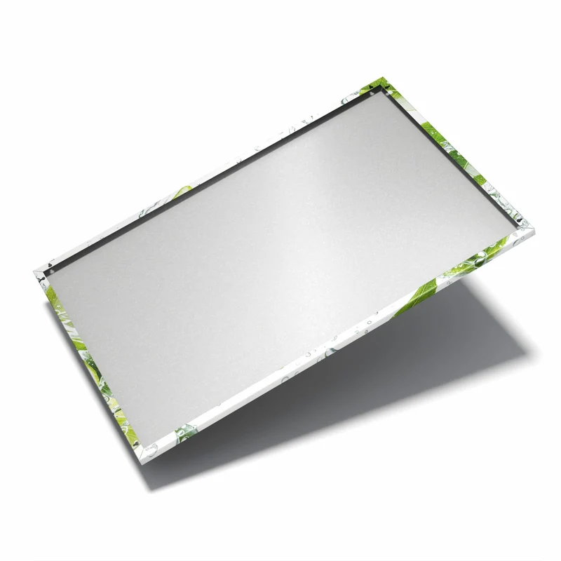 Metall Magnettafel - Limetten mit Blättern