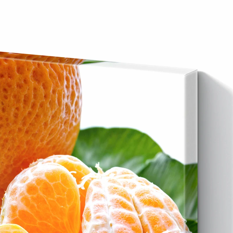 Metall Magnettafel - Frische Mandarine