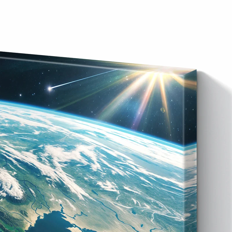 Metall Magnettafel - Blauer Planet