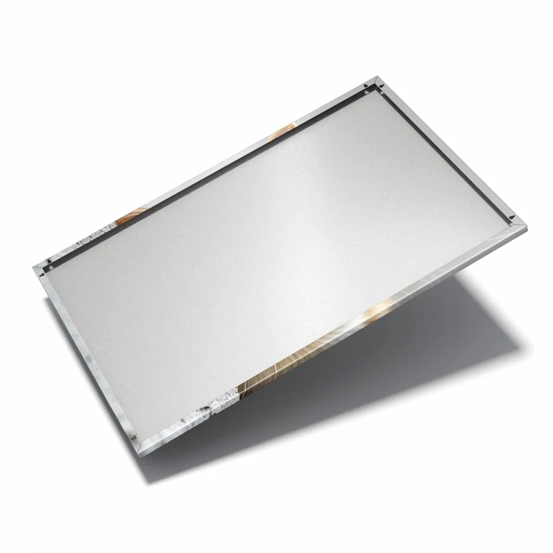 Metall Magnettafel - Katze hinter der Mauer