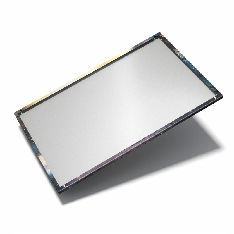 Metall Magnettafel - Tannenzweig im Goldlicht