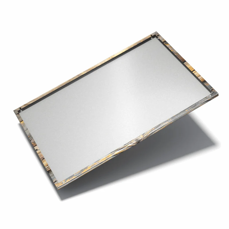 Metall Magnettafel - Rustikale Holzplanken