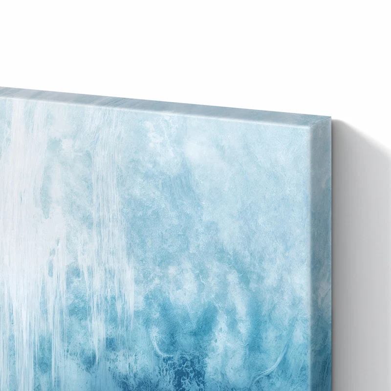 Metall Magnettafel - Gefrorener Wasserfall