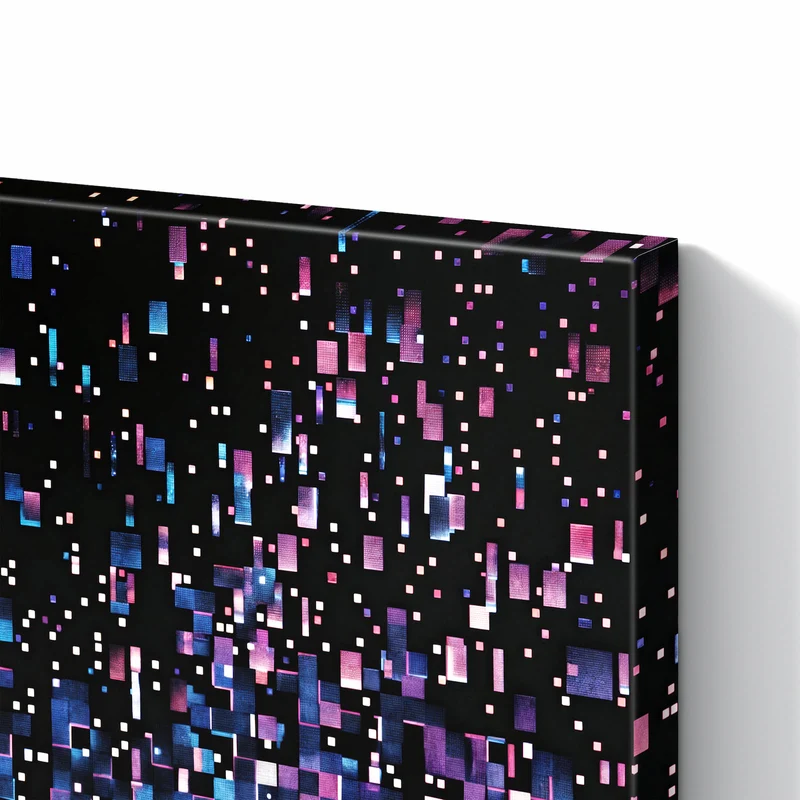 Metall Magnettafel - Pixelmuster