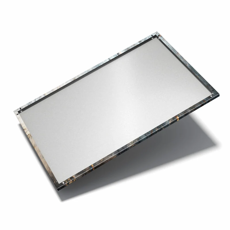 Metall Magnettafel - Rostige Stahlplatten
