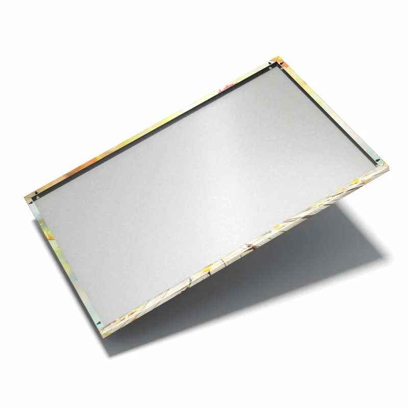 Metall Magnettafel - Herbstlaub auf Holz