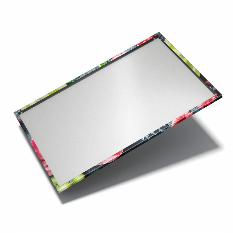 Metall Magnettafel - Fruchteis auf Schiefer