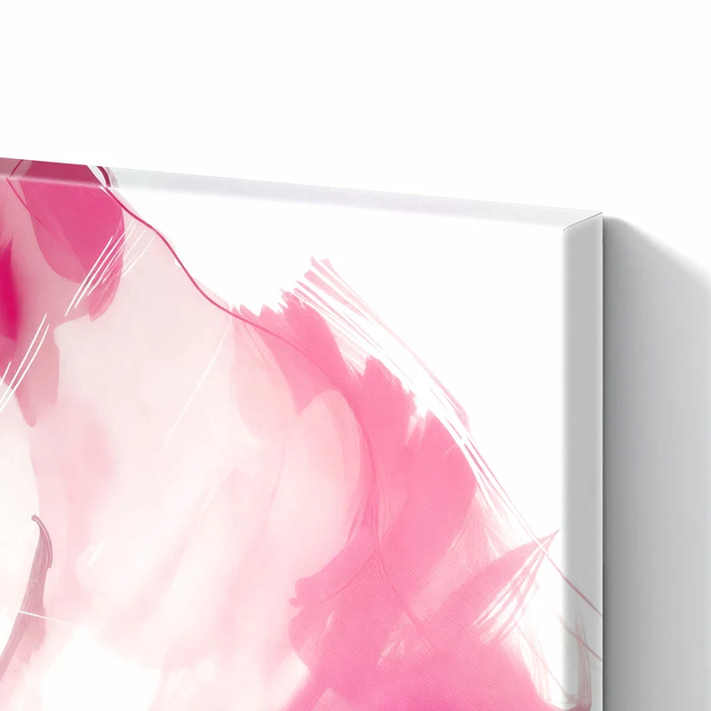 Metall Magnettafel - Pinke Aquarellkatze