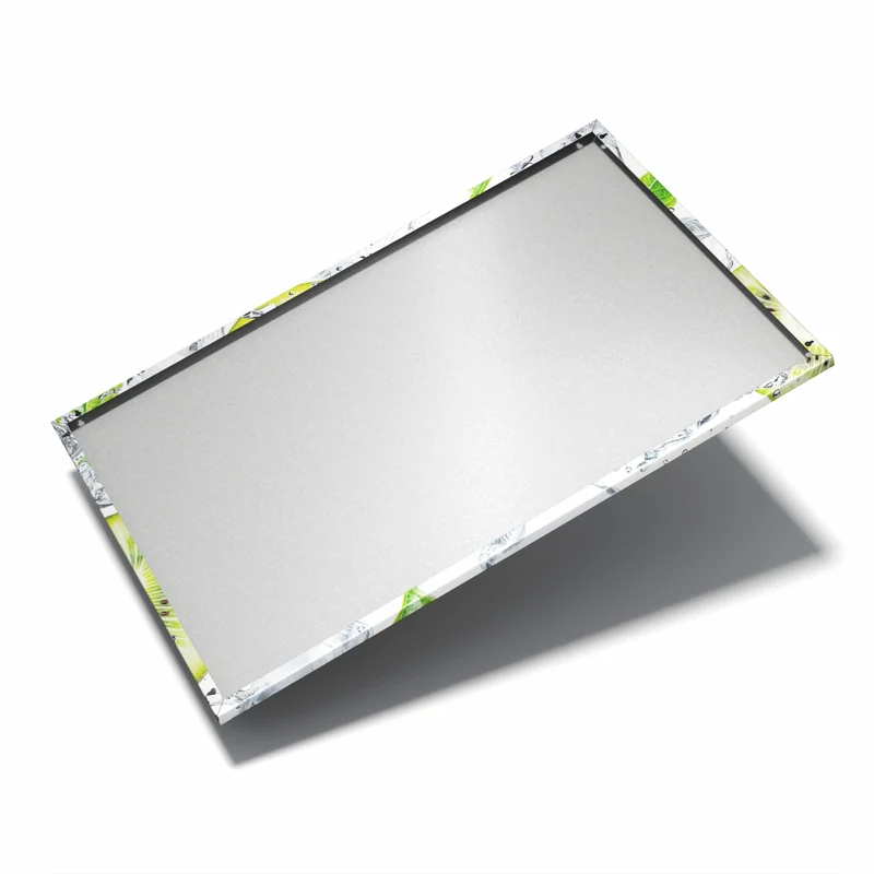 Metall Magnettafel - Kiwi und Eiswürfel