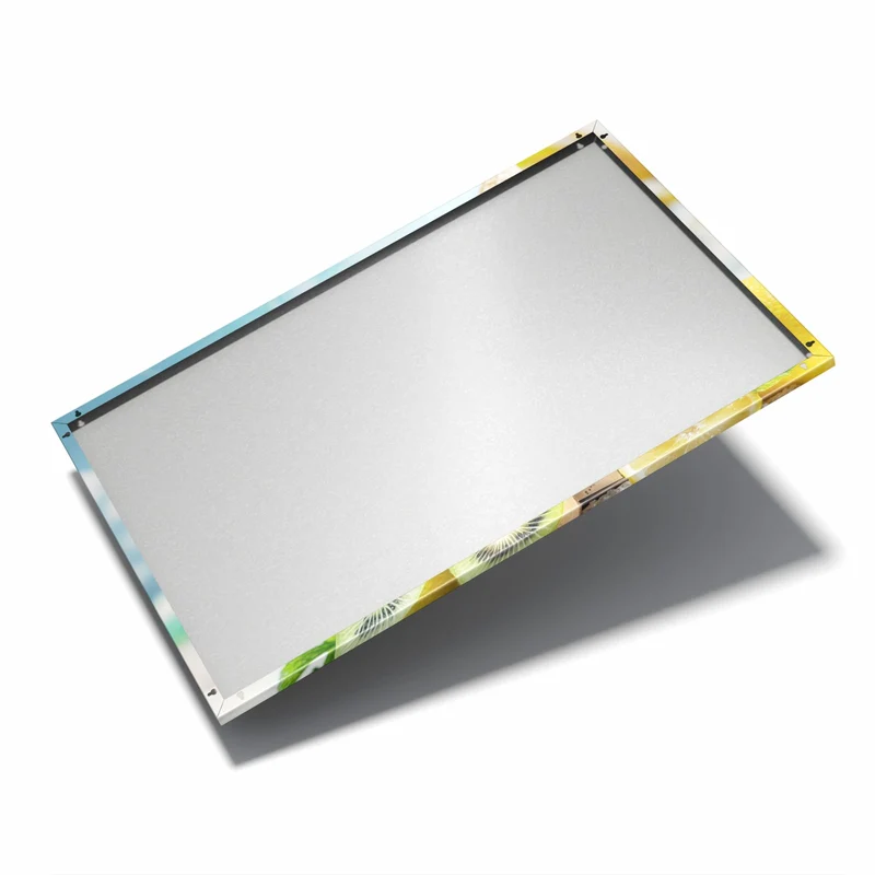 Metall Magnettafel - Eiskugeln im Holzeimer