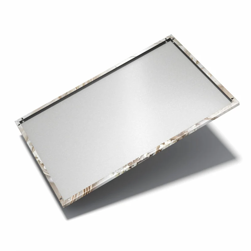 Metall Magnettafel - Käse und Weizenähren