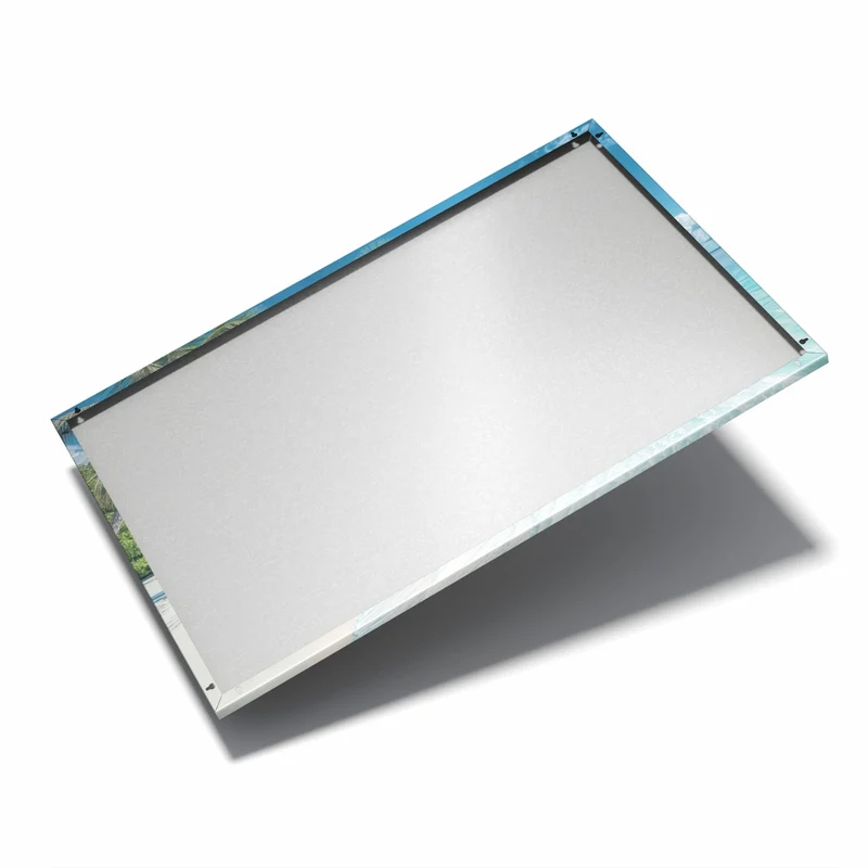 Metall Magnettafel - Zwei Palmen am Meer