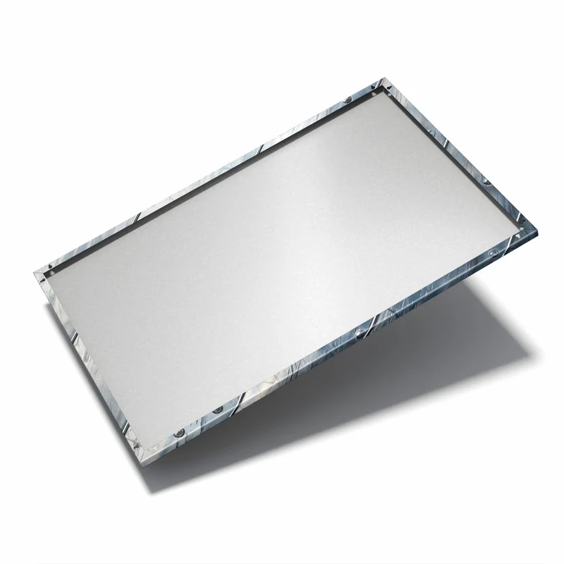 Metall Magnettafel - Diagonale Metallpaneele