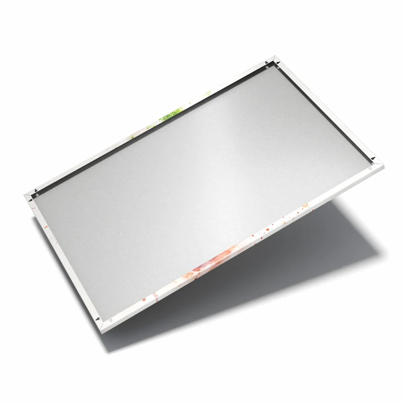Metall Magnettafel - Erdbeere in Aquarell