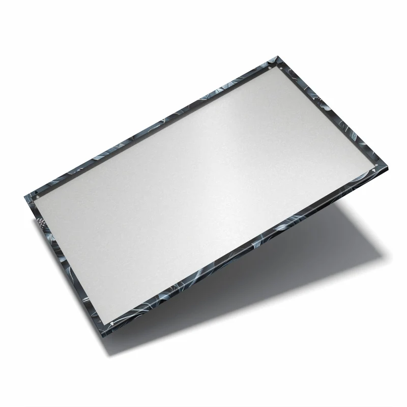Metall Magnettafel - Relief in Anthrazitblau