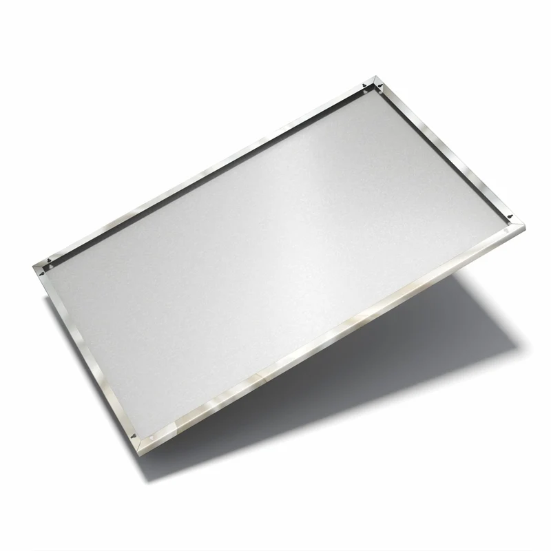 Metall Magnettafel - Seidene Textur