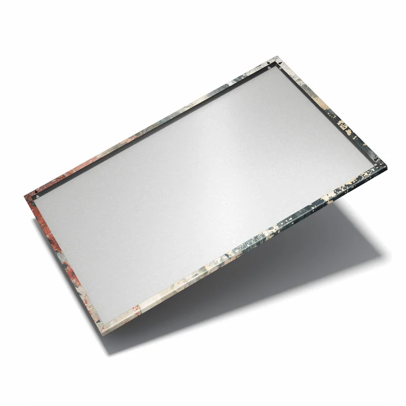 Metall Magnettafel - Rissige Farbschichten