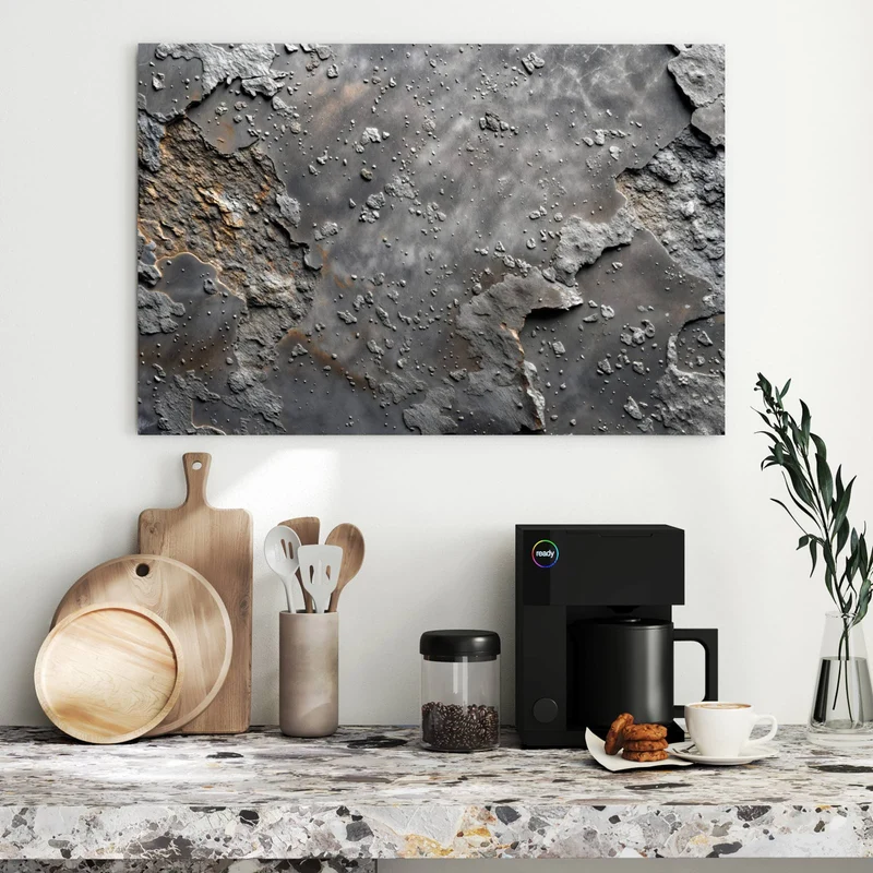 Metall Magnettafel - Rauer Beton